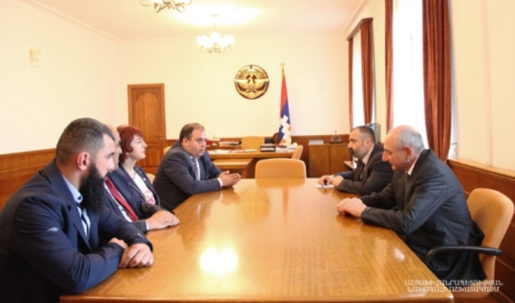 Президент Арцаха встретился с делегацией партии «Наследие»