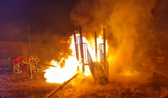 Հրդեհ «Մալաթիա» պուրակում. այրվել է խաղահրապարակի գույքը