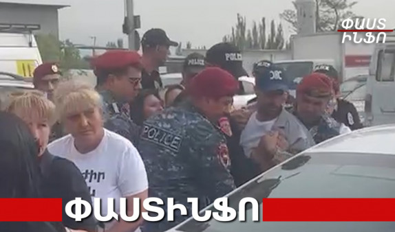 Տեսանյութ.«Մերժիր գժին» նախաձեռնության անդամները փակել են Իսակովի պողոտան, այստեղ են կարմիր բերետավորները